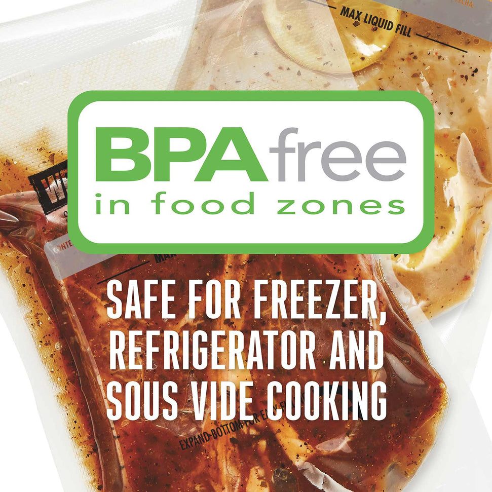 Weston - 8" x 12" Easy Fill QT Vacuum Sealer Bags - 30-1008-W