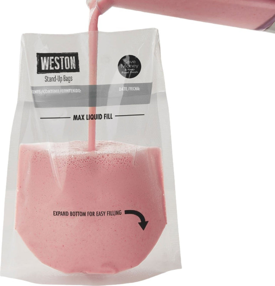 Weston - 8" x 12" Easy Fill QT Vacuum Sealer Bags - 30-1008-W