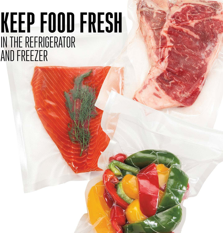 Weston - 8" x 22' Vac Sealer Bags Rolls, Pack of 3 - 30-0201-W