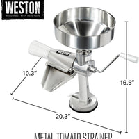 Weston - Metal Tomato Strainer - 07-1201-W