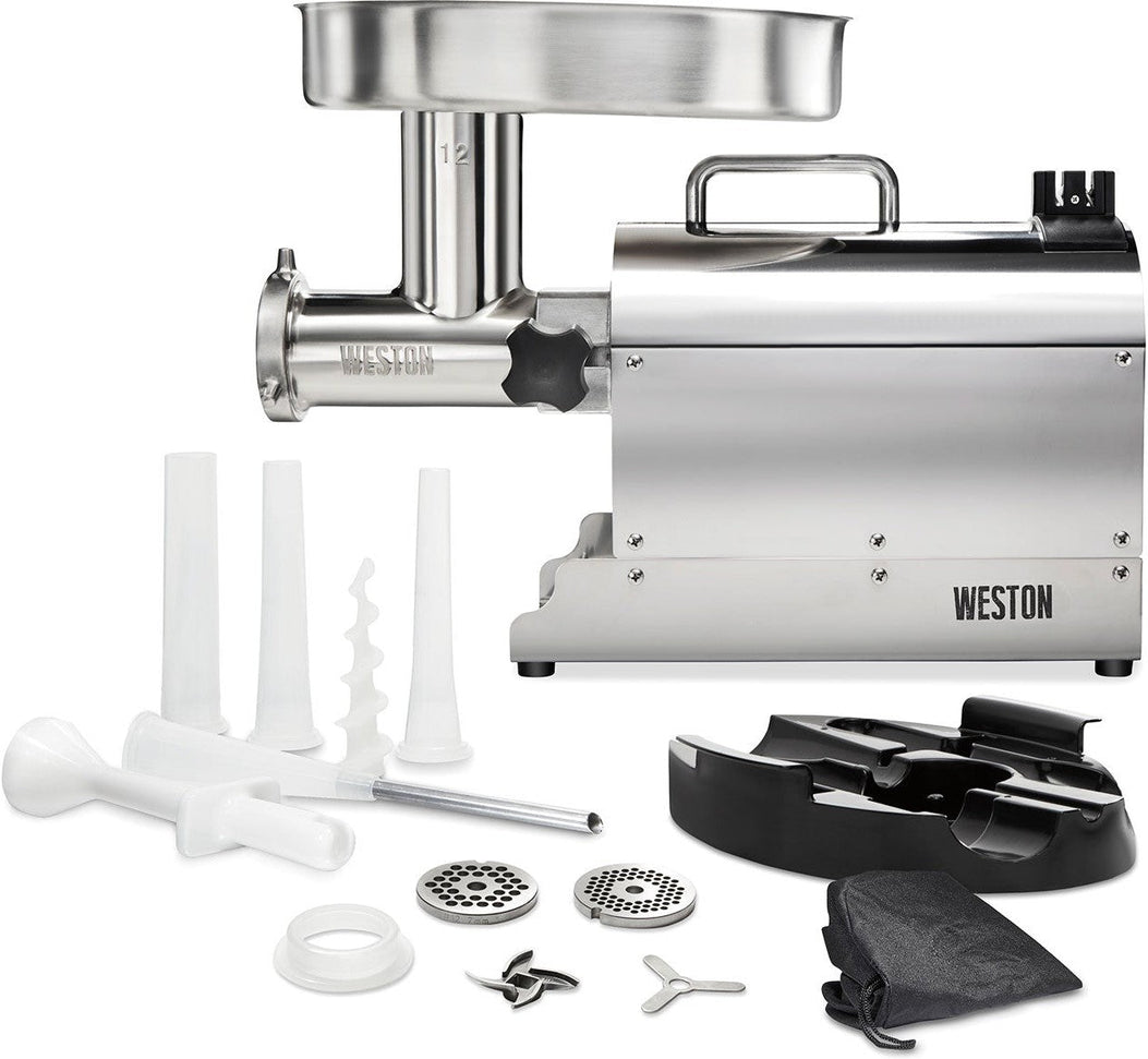 Weston - Pro Series 1 HP, #12 Meat Grinder - 10-1201-W