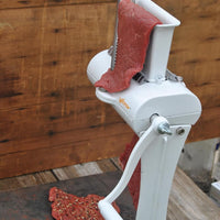 Weston - Single-Support White Manual Meat Cuber & Tenderizer - 07-4101-W-A