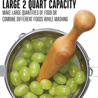 Weston - Stainless Steel Cone Strainer & Pestle Set - 83-3030-W