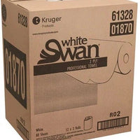White Swan - 24 x 80 Sheet 2 ply Professional Roll Towels, 2Rl/Pk - 01870