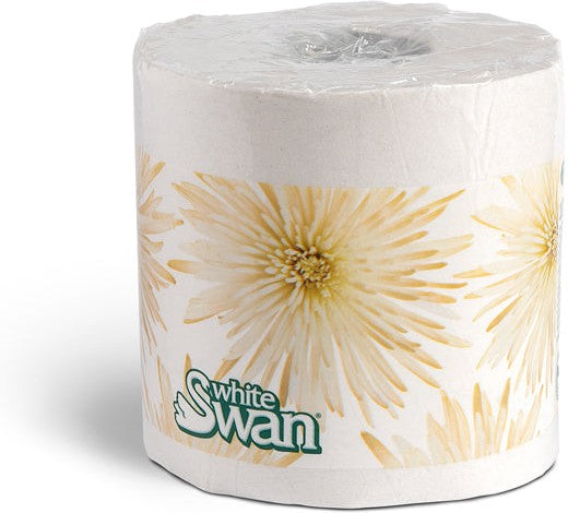White Swan - 4" 2 ply Bathroom Tissue, 48Rls/Cs - 05144