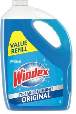 Windex - 5 L Ready To Use Glass Cleaner, 4Jug/Cs - 9852921
