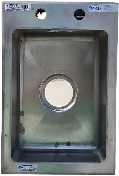 Winholt - 10" x 14" x 10" Stainless Steel Two Compartment Drop-In Sink - WS-DIS-1410-10 (Non-Cancelable Item, ETA 2-4 Weeks, SPECIAL ORDER)