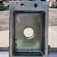 Winholt - 10" x 14" x 5" Stainless Steel Two Compartment Drop-In Sink - WS-DIS-1410-5 (Non-Cancelable Item, ETA 2-4 Weeks, SPECIAL ORDER)