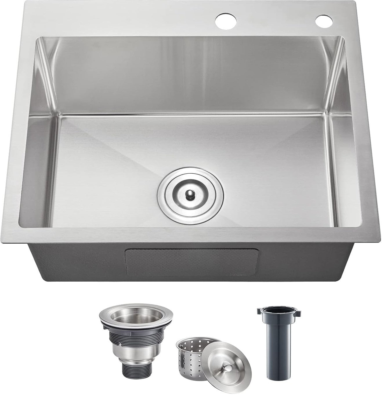 Winholt - 11" x 9" x 6" Stainless Steel Drop-In Sink - WS-DIS-ME-1109 (Non-Cancelable Item, ETA 2-4 Weeks, SPECIAL ORDER)