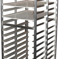 Winholt - 12-18" Pan End Loading Heavy Duty Pan Rack with Plate Casters, Reinforced Brace - AL-1812BP-XB (Non-Cancelable Item, ETA 2-4 Weeks, SPECIAL ORDER)