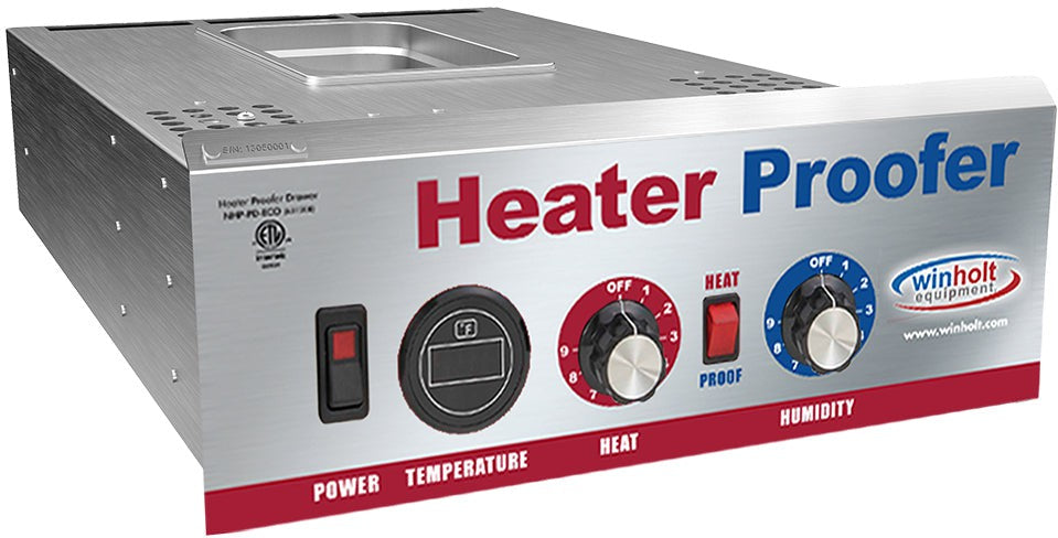 Winholt - 1/2 Height Heater Proofer with Removable Poly Top, and Analog Drawer - NHPL-1810HHC (Non-Cancelable Item, ETA 2-4 Weeks, SPECIAL ORDER)