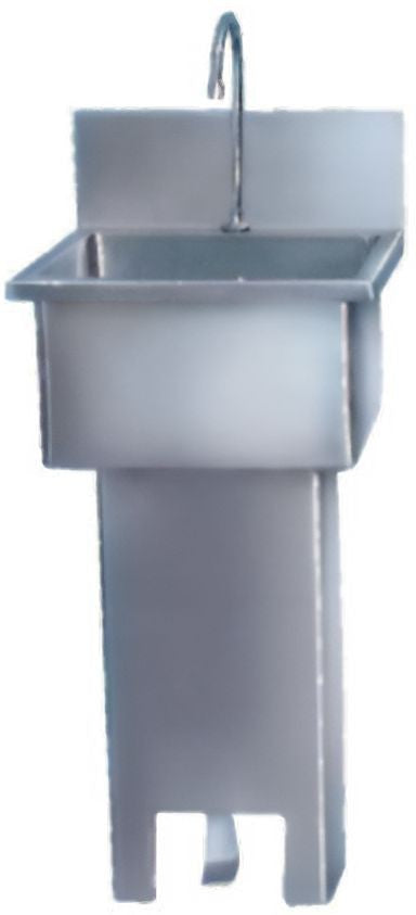 Winholt - 12" x 11" Stainless Steel Pedestal Mounted Base Hand Sink - WHPS1110-WM (Non-Cancelable Item, ETA 2-4 Weeks, SPECIAL ORDER)