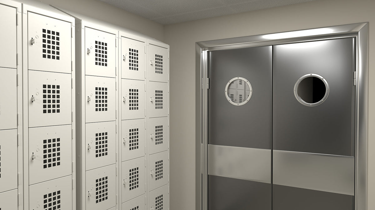 Winholt - 12" x 12" Single Column Two Door Locker - WL-21 (Non-Cancelable Item, ETA 2-4 Weeks, SPECIAL ORDER)