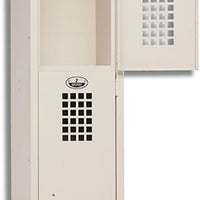Winholt - 12" x 12" Single Column Two Door Locker - WL-21 (Non-Cancelable Item, ETA 2-4 Weeks, SPECIAL ORDER)