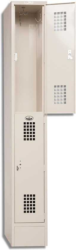 Winholt - 12" x 12" Single Column Two Door Locker with Slope Top - WL-21-ST (Non-Cancelable Item, ETA 2-4 Weeks, SPECIAL ORDER)