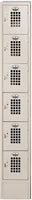 Winholt - 12" x 18" Single Column Six Door Locker - WL-66-18 (Non-Cancelable Item, ETA 2-4 Weeks, SPECIAL ORDER)