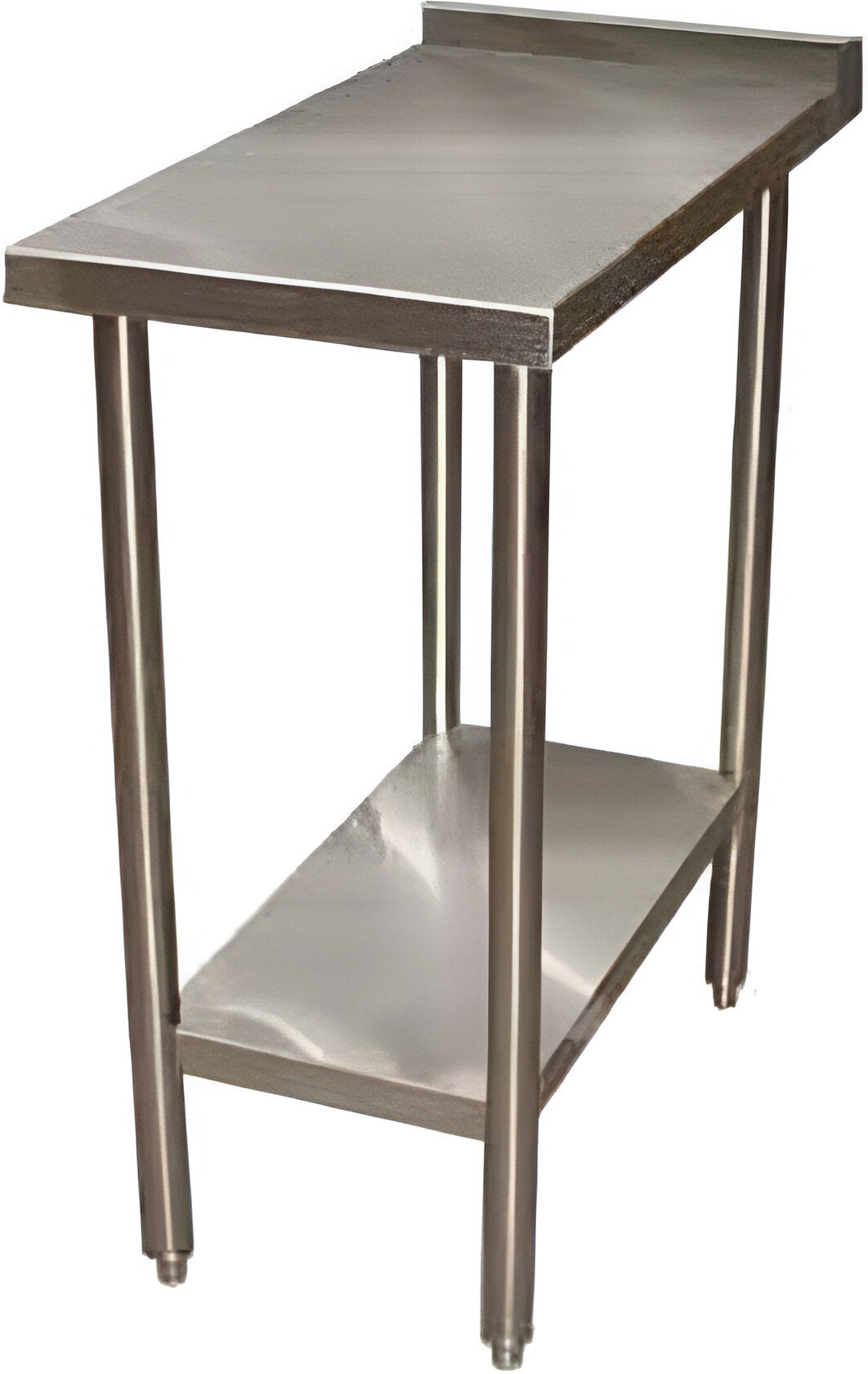 Winholt - 12" x 24" Stainless Steel High Polish Finish with 1-1/2" Backsplash - DTSB-15-2412 (Non-Cancelable Item, ETA 2-4 Weeks, SPECIAL ORDER)