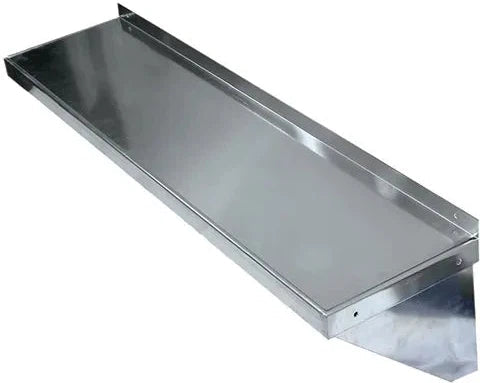 Winholt - 12" x 48" Aluminum Wall Mount Solid Shelf - ALWMS-1248 (Non-Cancelable Item, ETA 2-4 Weeks, SPECIAL ORDER)