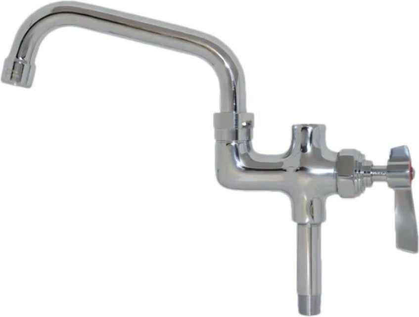 Winholt - 14" Stainless Steel Add-On Swing Faucet & Splash Mount - WS-SFSM-14ST (Non-Cancelable Item, ETA 2-4 Weeks, SPECIAL ORDER)
