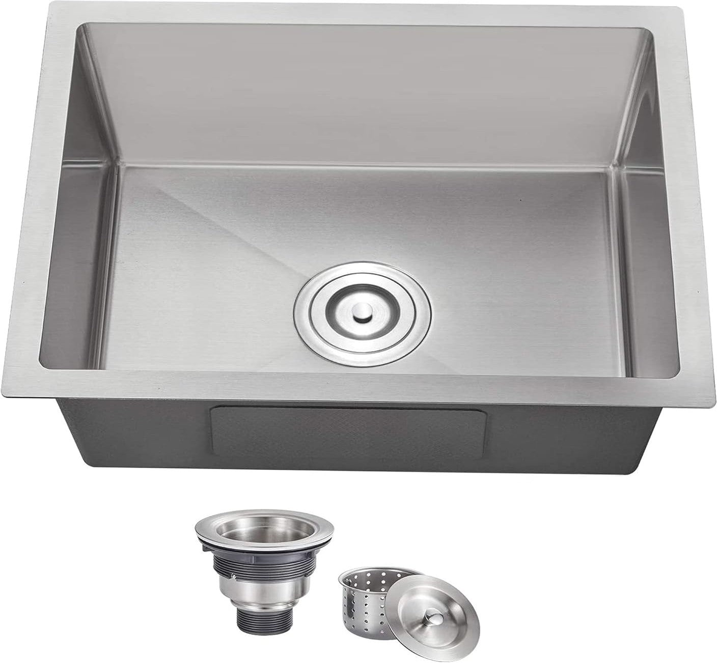 Winholt - 14" Stainless Steel Deep Bowl Drop-In Sink - WS-DIS-FE-1410-10DP (Non-Cancelable Item, ETA 2-4 Weeks, SPECIAL ORDER)