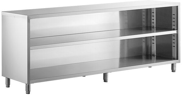 Winholt - 15" x 144" x 35" Stainless Steel Mid-Shelf Dish Cabinet - STCT-15144-DC (Non-Cancelable Item, ETA 2-4 Weeks, SPECIAL ORDER)