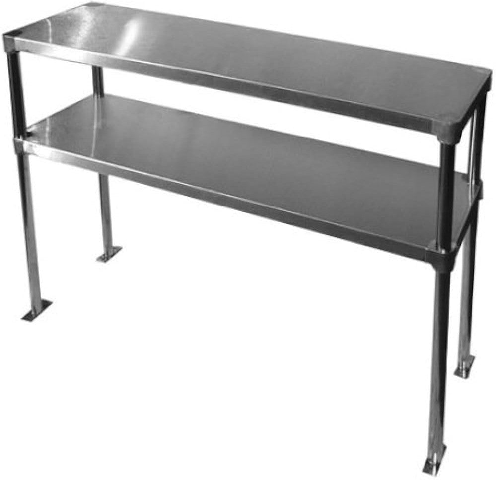 Winholt - 15" x 48" Stainless Steel Mount Overshelf & Table - SSTMS-1548 (Non-Cancelable Item, ETA 2-4 Weeks, SPECIAL ORDER)