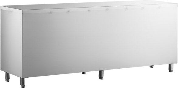 Winholt - 15" x 96" x 35" Stainless Steel Mid-Shelf Dish Cabinet - STCT-1596-DC (Non-Cancelable Item, ETA 2-4 Weeks, SPECIAL ORDER)