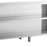 Winholt - 15" x 96" x 35" Stainless Steel Mid-Shelf Dish Cabinet - STCT-1596-DC (Non-Cancelable Item, ETA 2-4 Weeks, SPECIAL ORDER)