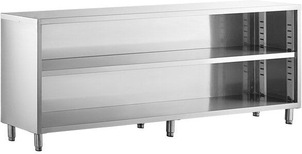 Winholt - 15" x 96" x 35" Stainless Steel Mid-Shelf Dish Cabinet - STCT-1596-DC (Non-Cancelable Item, ETA 2-4 Weeks, SPECIAL ORDER)