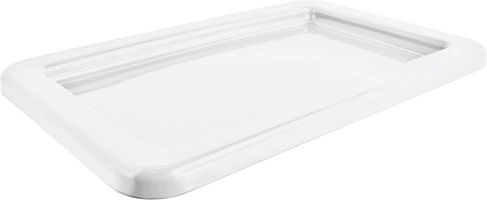 Winholt - 16″ x 25″ x 1″ Pcolyethylene White Lug Lid - WHPL-8LID-WH (Non-Cancelable Item, ETA 2-4 Weeks, SPECIAL ORDER)