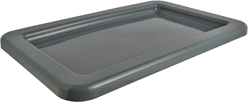 Winholt - 16″ x 25″ x 1″ Polyethylene Gray Lug Lid - WHPL-8LID-GY (Non-Cancelable Item, ETA 2-4 Weeks, SPECIAL ORDER)