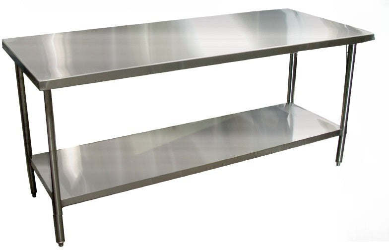 Winholt - 18" x 18" Stainless Steel Work Table With Undershef -DTS-1818 (Non-Cancelable Item, ETA 2-4 Weeks, SPECIAL ORDER)