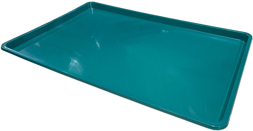Winholt - 18″ x 26″ x 1″ Deep Green ABS Plastic Display Tray, Pack of 24 - WHP-1826GABS (Non-Cancelable Item, ETA 2-4 Weeks, SPECIAL ORDER)