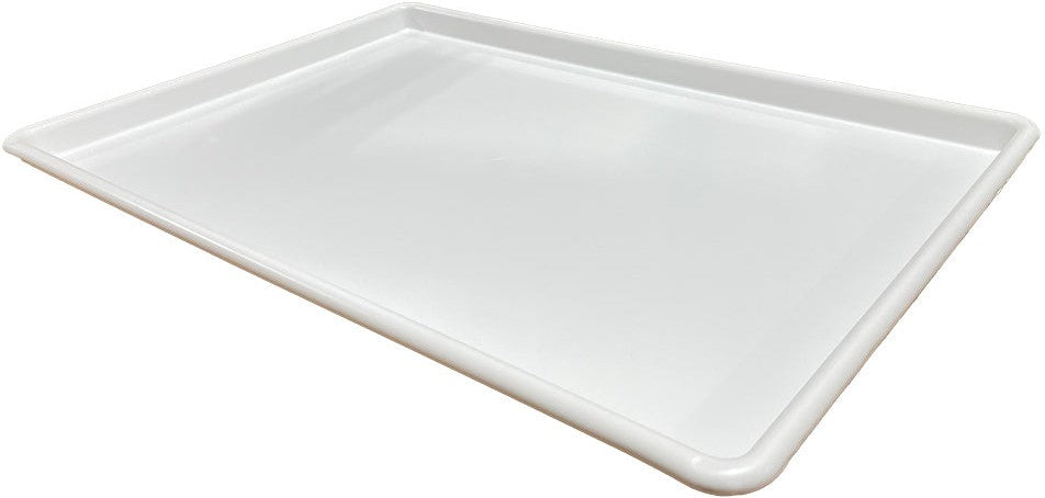 Winholt - 18″ x 26″ x 1″ Deep White Plastic Display Tray, Pack of 24 - WHP-1826WH (Non-Cancelable Item, ETA 2-4 Weeks, SPECIAL ORDER)