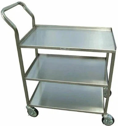 Winholt - 18" x 45" Stainless Steel Utility Cart - SSUC-3-2133-1H-45H (Non-Cancelable Item, ETA 2-4 Weeks, SPECIAL ORDER)