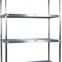 Winholt - 18" x 72" Aluminum Sani-Adjustable Tubular Shelving - SAS1872 (Non-Cancelable Item, ETA 2-4 Weeks, SPECIAL ORDER)