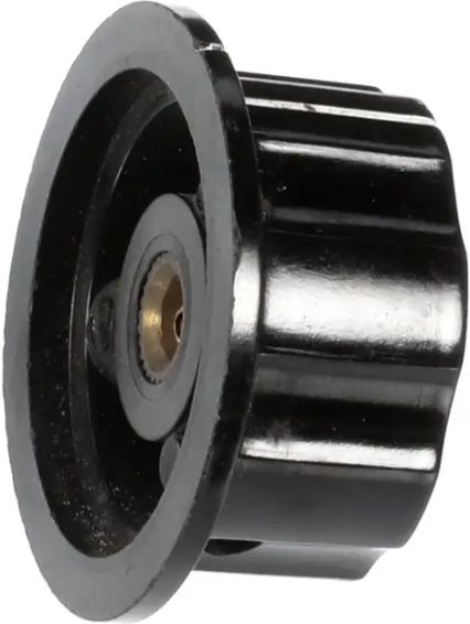 Winholt - 1.64" Black Heat Control Knob - H-108 (Non-Cancelable Item, ETA 2-4 Weeks, SPECIAL ORDER)
