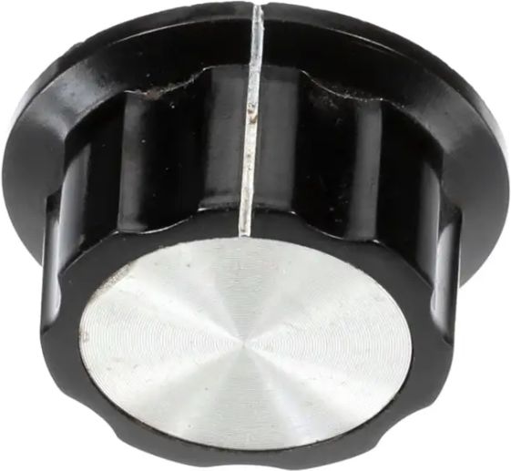 Winholt - 1.64" Black Heat Control Knob - H-108 (Non-Cancelable Item, ETA 2-4 Weeks, SPECIAL ORDER)