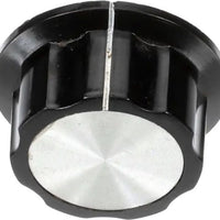 Winholt - 1.64" Black Heat Control Knob - H-108 (Non-Cancelable Item, ETA 2-4 Weeks, SPECIAL ORDER)