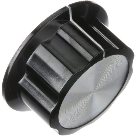 Winholt - 1.64" Black Heat Control Knob - H-108 (Non-Cancelable Item, ETA 2-4 Weeks, SPECIAL ORDER)