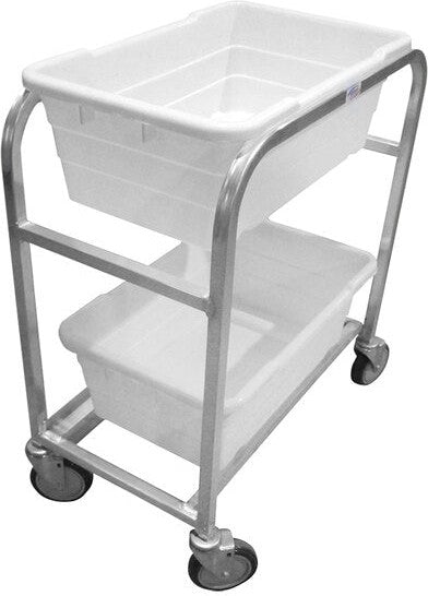 Winholt - 2 Lug Capacity Aluminum Mobile Lug Cart Includes 2 Gray Lugs - AL-L-2-KIT (Non-Cancelable Item, ETA 2-4 Weeks, SPECIAL ORDER)