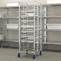 Winholt - 20-18" Pan Side Loading Heavy Duty Pan Rack with Plate Casters, Reinforced Sides - AL-2620B-XB (Non-Cancelable Item, ETA 2-4 Weeks, SPECIAL ORDER)