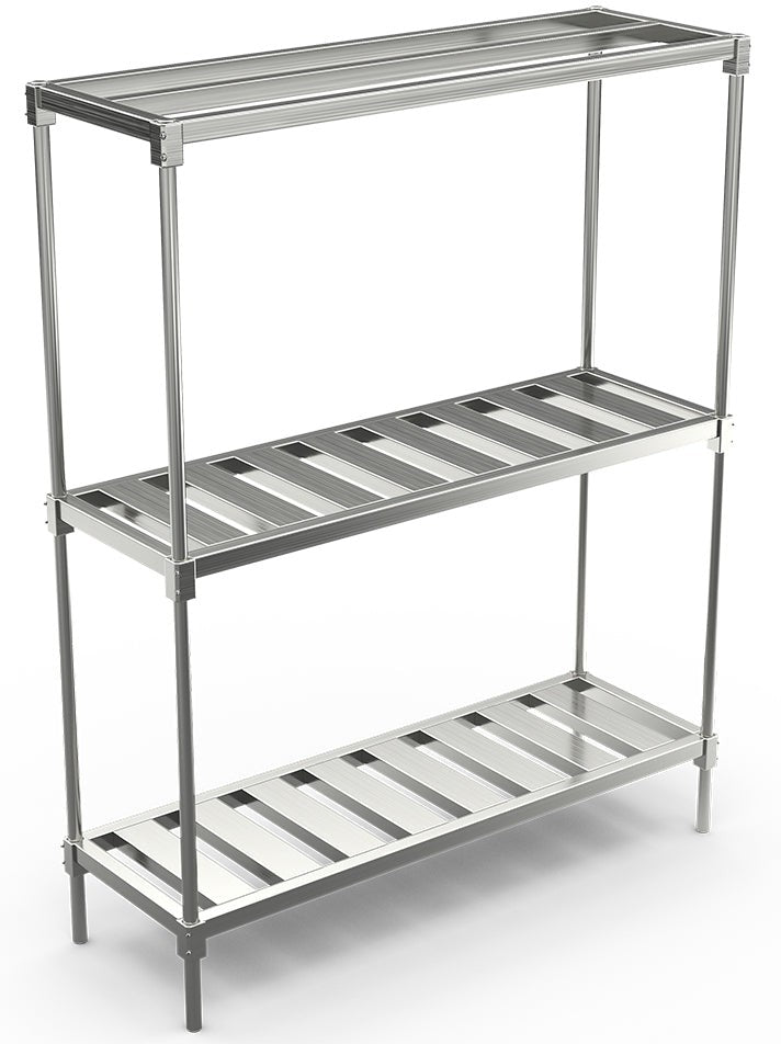 Winholt - 20" Aluminum E-Channel Shelves Beer Keg Racks - BKR-722076 (Non-Cancelable Item, ETA 2-4 Weeks, SPECIAL ORDER)
