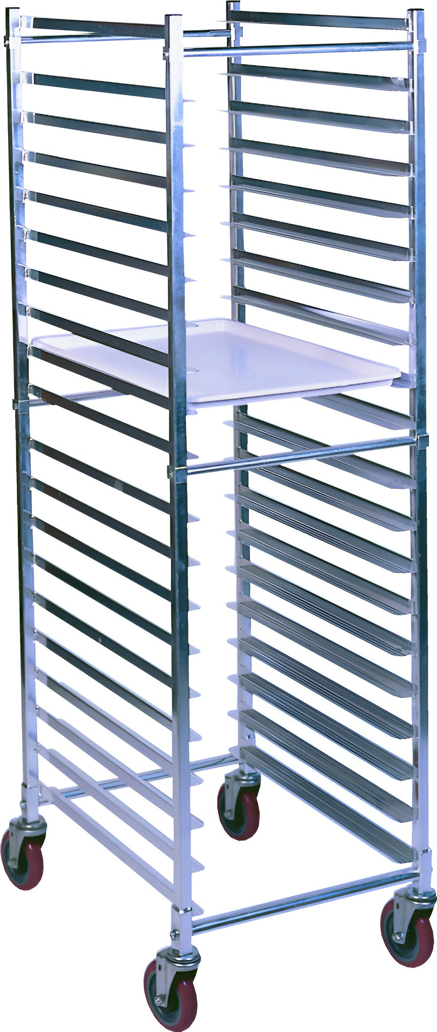 Winholt - 21" Knock-Down Pan Rack With Reinforced Sides And Straight Upright - AL-1820B-KD-XB2S (Non-Cancelable Item, ETA 2-4 Weeks, SPECIAL ORDER)