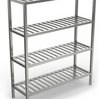 Winholt - 24", 3 Shelves Aluminum E-Channel Shelving - ALSCH-60-324 (Non-Cancelable Item, ETA 2-4 Weeks, SPECIAL ORDER)