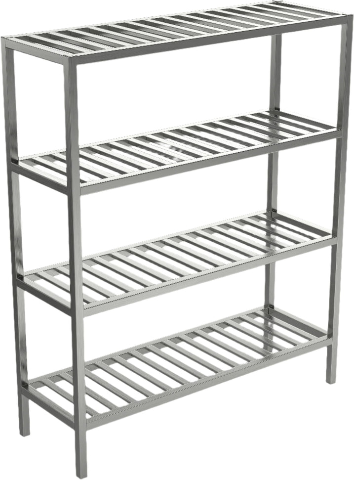 Winholt - 24" Aluminum T-Bar Shelving With 3 Shelves - ALSTB-60-324 (Non-Cancelable Item, ETA 2-4 Weeks, SPECIAL ORDER)
