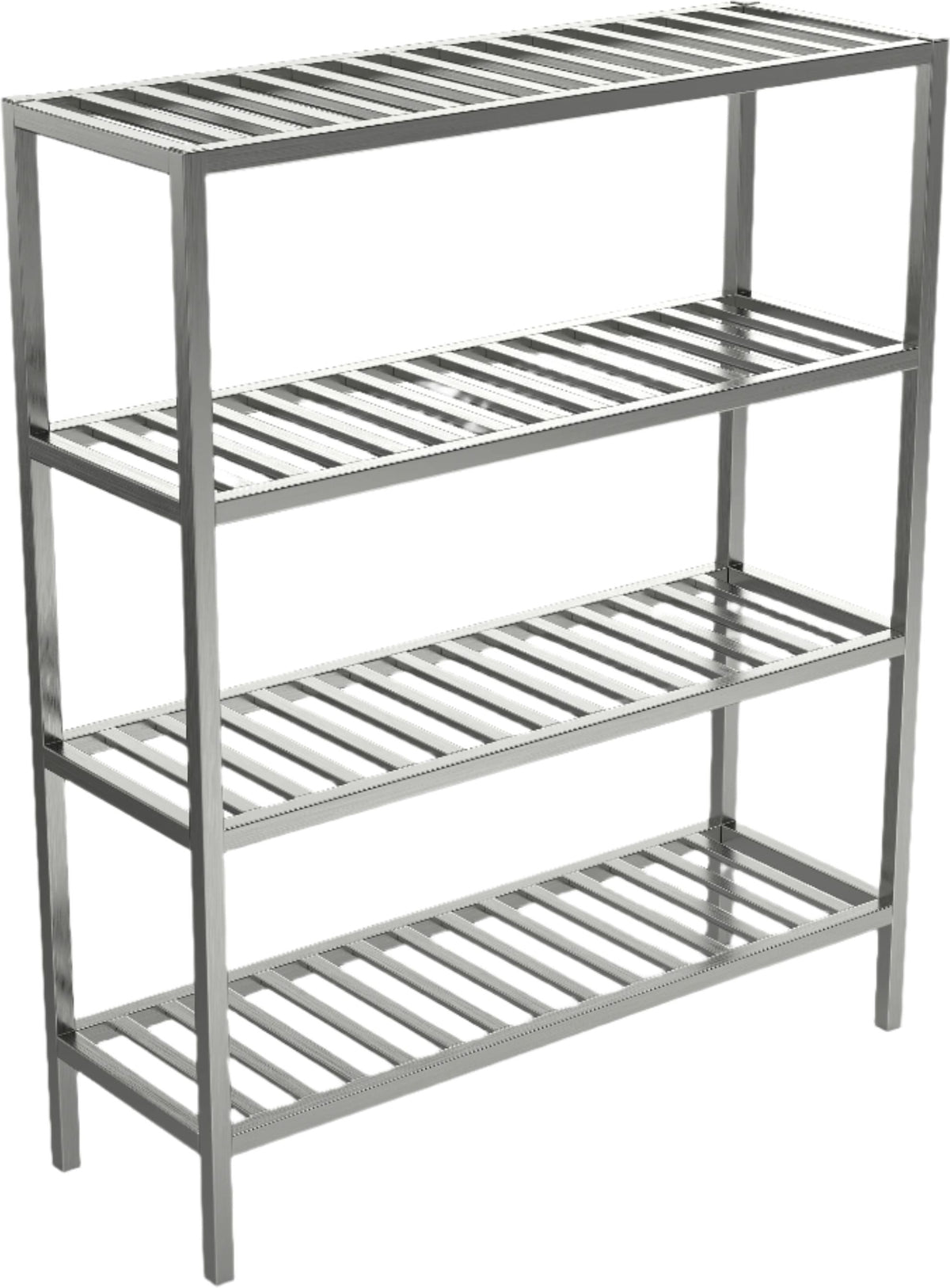 Winholt - 24" Aluminum T-Bar Shelving With 3 Shelves - ALSTB-60-324 (Non-Cancelable Item, ETA 2-4 Weeks, SPECIAL ORDER)
