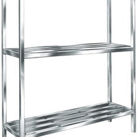 Winholt - 24" Width 4 Shelves Aluminum Tubular Shelving - ALSCS-48-424-72H (Non-Cancelable Item, ETA 2-4 Weeks, SPECIAL ORDER)