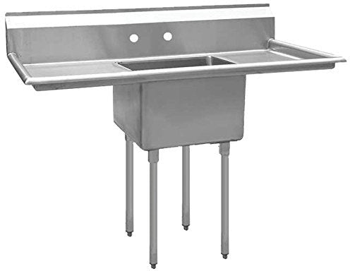 Winholt - 24" x 24" One Compartment Stainless Steel Sink Drain Gasket - WS1T24242D24 (Non-Cancelable Item, ETA 2-4 Weeks, SPECIAL ORDER)