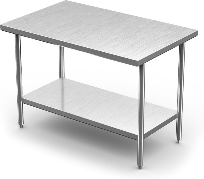 Winholt - 24" x 27" x 36" Stainless Steel Work Table With Undershef, and Mobile Unit with Casters - DTS-2427H36-MLC (Non-Cancelable Item, ETA 2-4 Weeks, SPECIAL ORDER)